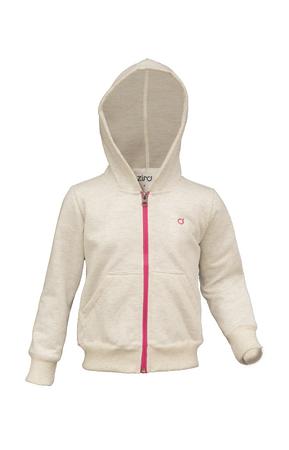 <p>Buzo con capucha y cierre visto. Bolsillos canguro. Fleece perchado.</p>
